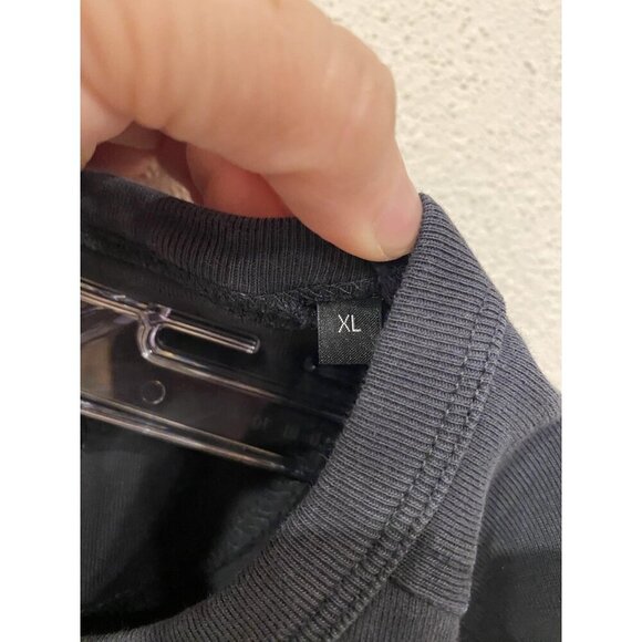 Engbers Shirt Mens XL Black Organic Cotton Crewneck Casual Basic Germany Classic - Picture 5 of 6